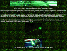 Tablet Screenshot of greenlaserbeam.com